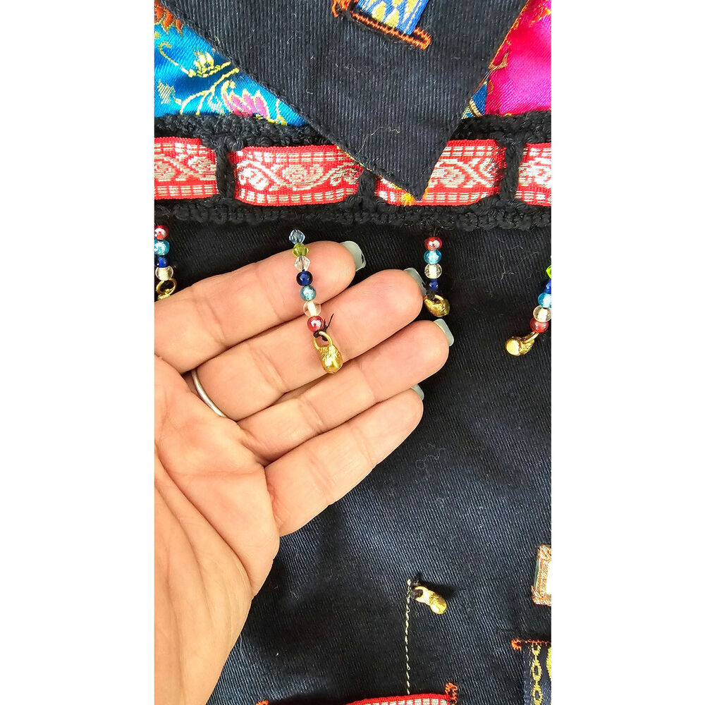 Sandy Starkman Patchwork Jacket Cottagecore Boho … - image 8